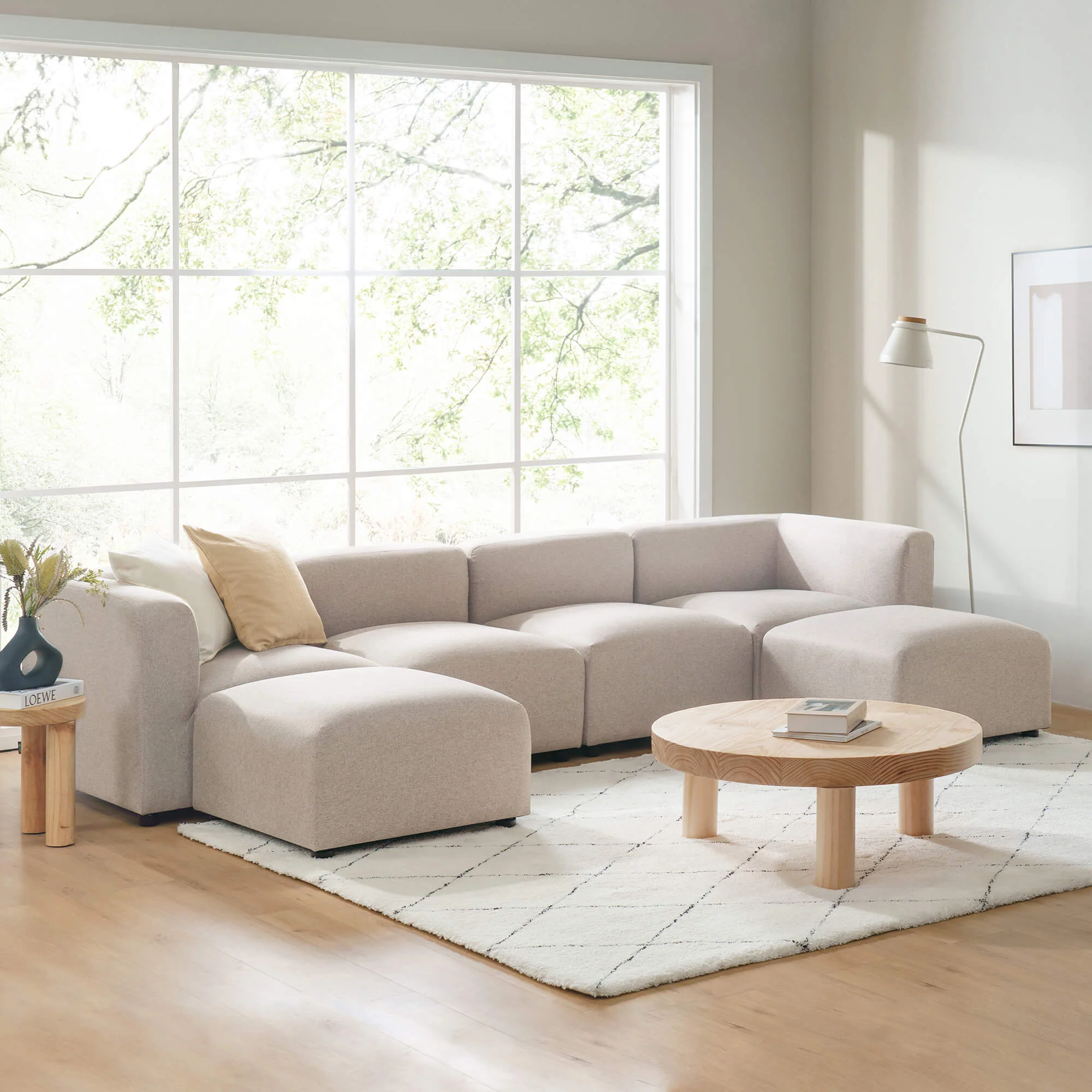 Luca Double Chaise Sectional Sofa - Image 16