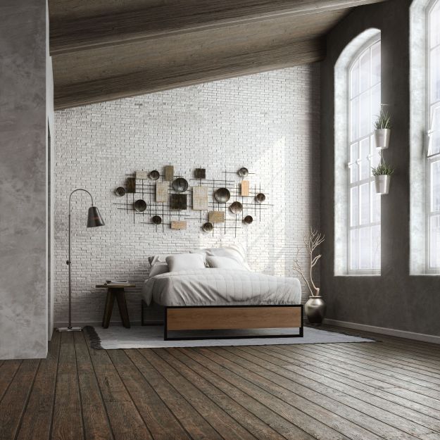 GOOD DESIGN™ Award Winner - Suzanne Metal and Bamboo Platform Bed Frame - Image 13