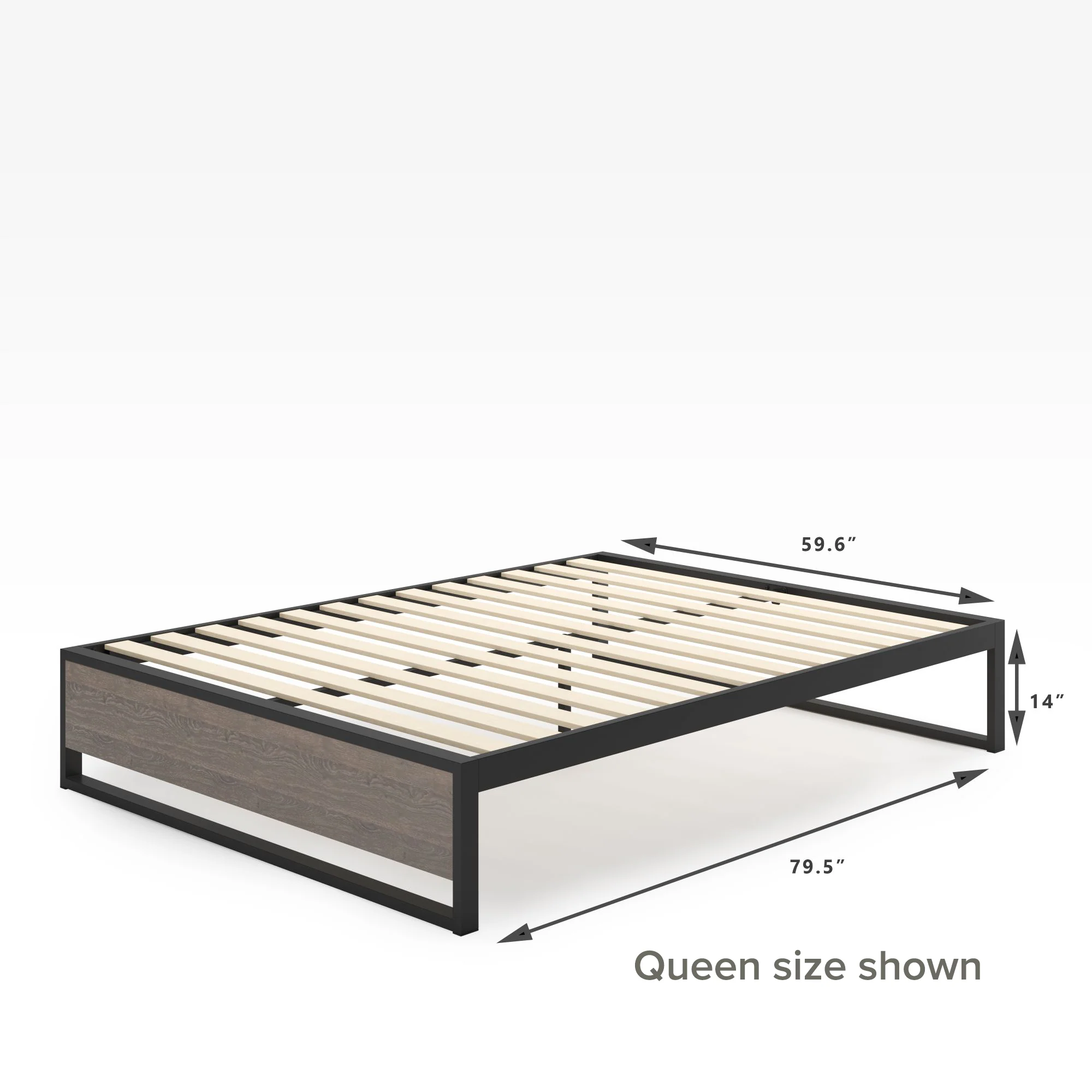 GOOD DESIGN™ Award Winner - Suzanne Metal and Bamboo Platform Bed Frame - Image 26